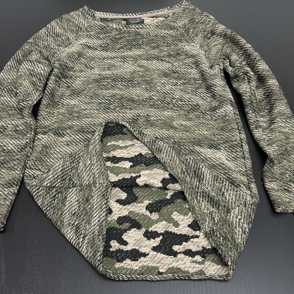 Green ZARA long sweater - Picture 3 of 7